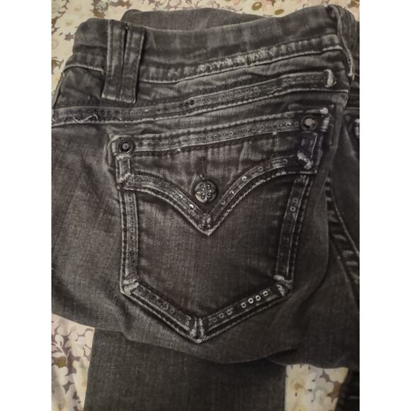 Miss Me Black Easy Skinny Jeans 31 Western Classic Cowboy - Picture 5 of 7